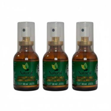Imagem de Kit 3 mel e extrato de propolis 30ml natural sem conservante - NATURAL