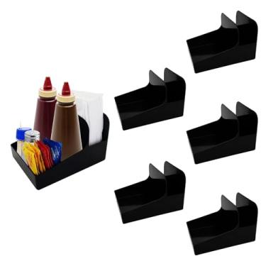 Imagem de Kit Porta Guardanapo Para Lanchonete 6pçs Galheteiro