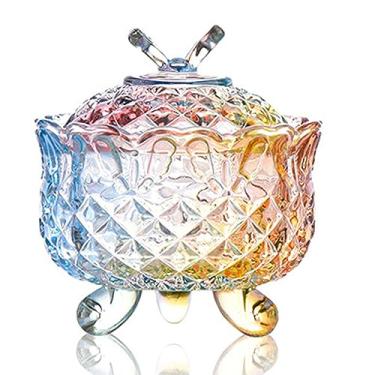 Imagem de Frascos de armazenamento – Pequeno frasco de vidro para doces, mini pote de doces borboleta com 1,5 m, pote de armazenamento multifuncional para lanches de doces pequenos itens (cor de vidro)