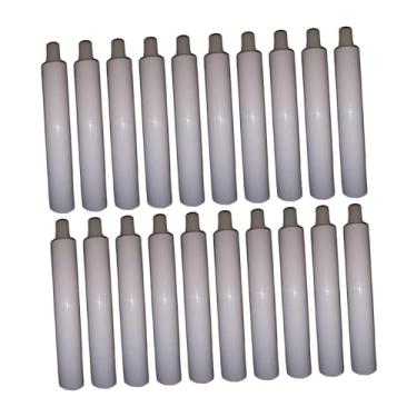 Imagem de Fancyes Tubos de tinta de alumínio vazios, frascos de embalagem de amostra, potes, armazenamento conveniente de pasta de dente para óleo acrílico, aquarelas, 20 Unidades de 30ml