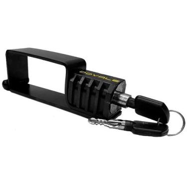 Imagem de Dovale - Trava para Portão N.4 com Cadeado Tetra Embutido 41x88mm Dova