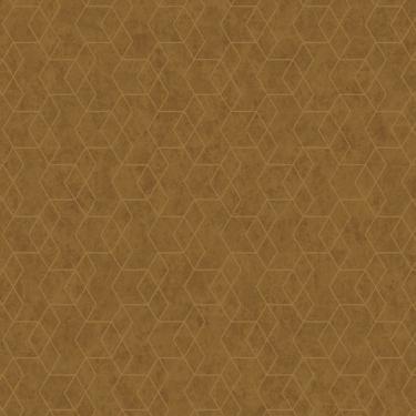 Imagem de Papel de Parede Essencial Geométrico Dourado ESS1052