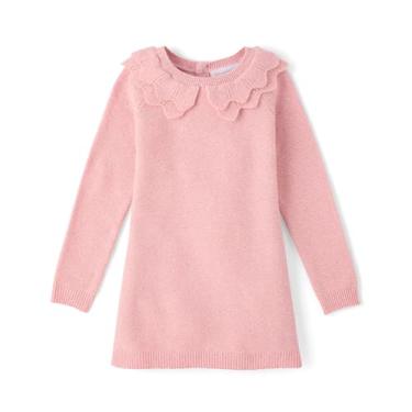 Imagem de The Children's Place Vestido suéter de manga comprida para bebês meninas e crianças pequenas, Lt Plum, 9-12 Meses