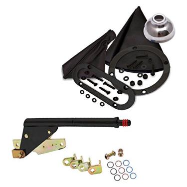 Imagem de American Shifter Kit de câmbio 420860 (4L60E 40,64 cm E kit de acabamento de grampo de cabo de freio para DB014)