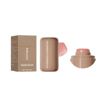 Imagem de Batom Hidratante Multiuso Rosa De Longa Duração Para Lábios E Bochecha