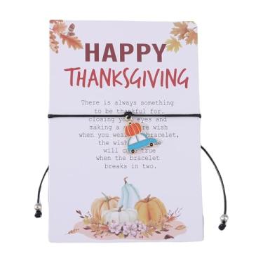 Imagem de Pulseiras femininas de ação de graças elásticas ajustáveis com design de carro de abóbora esmaltada, presente de festa de Ação de Graças, One Size, Liga de aço, Sem Pedra Preciosa