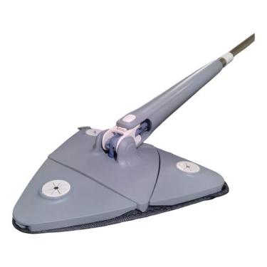Imagem de Rodo Mop Triangular Esfregão Mágico Giratório Torce E Seca - MOP TRIAN