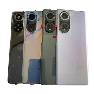 Imagem de SHOWGOOD para Huawei nova 9 Pro bateria traseira tampa traseira porta para telefone Nova 9 Pro bateria traseira peças de reposição (preto)