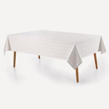 Imagem de Karsten - Toalha de Mesa Retangular Campestre - 8 Lugares - Branco - Karsten