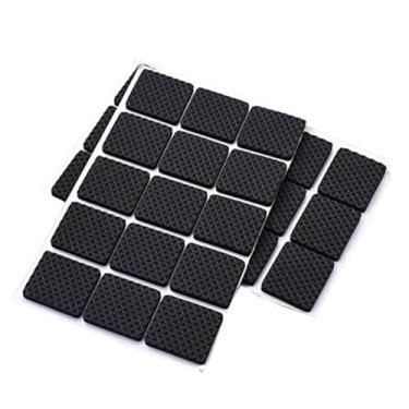 Imagem de 24 peças de almofadas antiderrapantes para móveis premium prendedores de móveis autoadesivos pés de borracha ideal para proteger pisos laminados de madeira