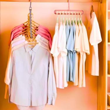 Imagem de KIT 2 CABIDES ORGANIZADORES DE BOLSAS E ACESSÓRIOS – SUPORTE MULTIUSO PARA ARMÁRIO E PORTA