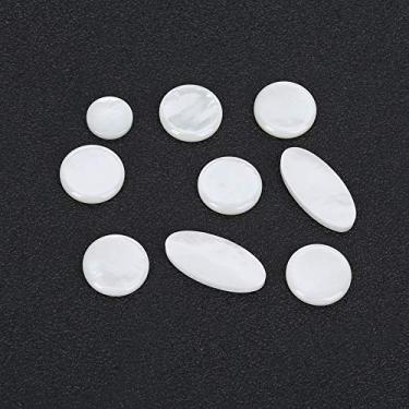 Imagem de RiToEasysports Conjunto de Chaves de Saxofone Branco Durável para Acessórios de Instrumentos Musicais de Saxofone Alto, Tenor e Soprano