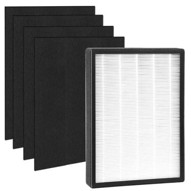 Imagem de YDATTH Conjunto de filtro de substituição 83195 compatível com purificadores de ar Kenmore/Sears 83254 83396 85254 F-K3 com 1 filtro e 4 filtros de carvão ativado