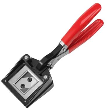 Imagem de Cortador de foto portátil para passaporte, 21 x 6,5 x 8,5 cm, cortador portátil de identidade, estrutura de grampo para fotos de identificação, cartões de visita e corte de papel, uso no escritório e