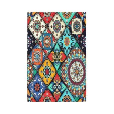 Imagem de Nadoabtm Placa de cobertura para interruptor de luz, flor talavera, floral, mandala, 1 grupo, sem dispositivo, placas de parede elétricas em branco, placa frontal decorativa para decoração de cozinha