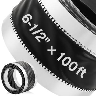 Imagem de Zonon Conector de duto flexível de vinil 6-1/5.1 cm x 30.5 m para secadores, exaustores, HVAC e outros cenários domésticos