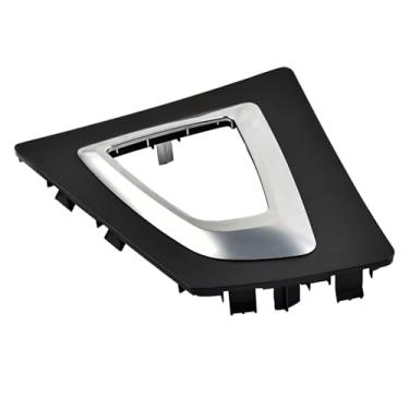 Imagem de Capa de acabamento de mudança de marcha de carro, preta, serve para 3 séries, 3 séries Gt, série 4, aparência de carbono