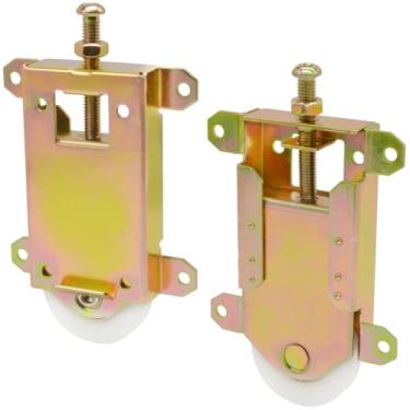 Imagem de DOPHISALL AUTO Rolos deslizantes espelhados de substituição para conjuntos de rodas de portas de guarda-roupa (pacote com 2)