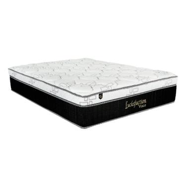 Imagem de Colchão Casal Molas Ensacadas Visco Masterpocket Lucksfaction Black (138x188x36) - Luckspuma