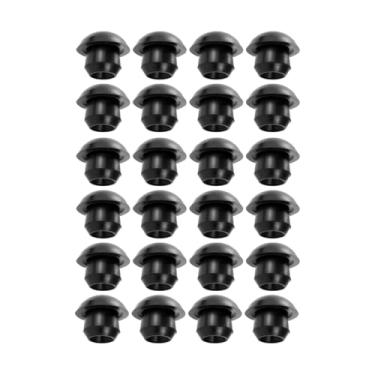 Imagem de Sandfren Plugue de enchimento de óleo de macaco de garrafa de carro, 24 peças de borracha cônica horizontal hidráulica de borracha redonda para reservatório de veículo, plugue de bucha de óleo