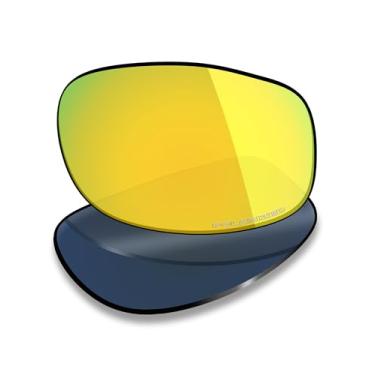 Imagem de Mryok Lentes de reposição ultra polarizadas para óculos de sol Maui Jim Longboard MJ222 61 mm, HD Polarized, proteção UV, resistente a impactos e ajuste perfeito - Ouro 24K