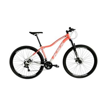 Imagem de Bicicleta Bike Aro 29 MTB Aluminio KSX SD7 24V Marchas Index Cabeamento Interno Feminina (BRANCA C LARANJA (ADS BRANCO), 17)