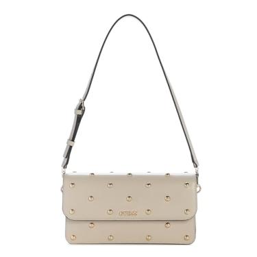 Imagem de GUESS Bolsa de ombro com aba Sadie, cinza-acastanhado claro