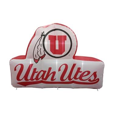 Imagem de FANMATS Mascote inflável NCAA Utah Utes - Display inflável autoinflável, soprador e cordões embutidos, logotipo oficial da equipe - mostre seu espírito durante todo o ano