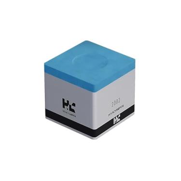 Imagem de THXLCON Giz de taco de bilhar feito à mão na Finlândia (jogador profissional, azul, 1 peça)