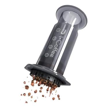 Imagem de Cafeteira Portátil 3-em-1 - Prensa Francesa, Pour Over e Espresso, Seu Kit Café Completo para Viagem, Camping e Casa, Inclui 300 Filtros