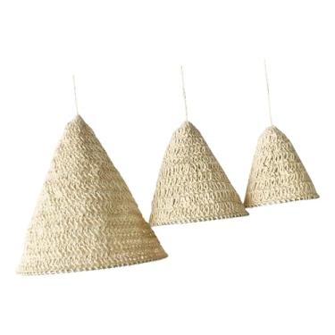 Imagem de Gralara Abajur decorativo para luminárias, acessório branco para parede, luminária de mesa, luminária de chão, quarto e sala de estar, S M L