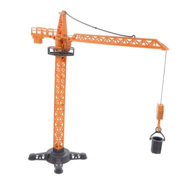 Imagem de Gadpiparty Tower Crane Toy for Boys 1:16 Scale Construction Vehicle with Winch Hook Engineering Playset for Boys and Girls Interactive Model for Playground and Educational
