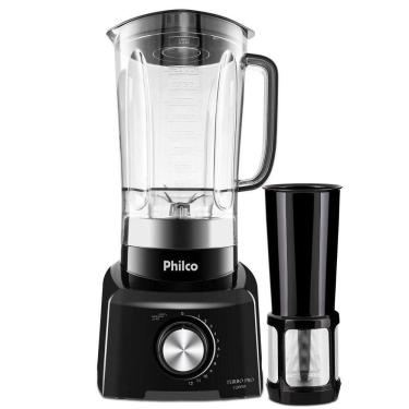 Imagem de Liquidificador Philco 1200W 3L 12 Velocidades Preto Turbo Pro 110V