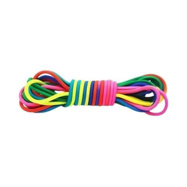 Imagem de Corda De Pular Ajustável Super Elástica De Borracha 5-10M Brinquedo De