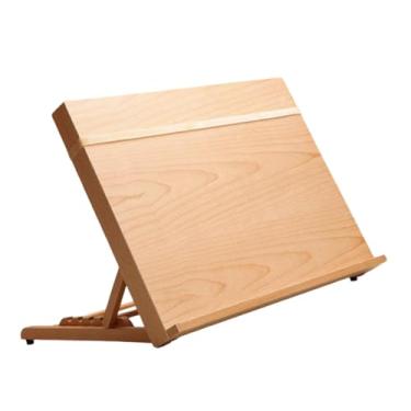 Imagem de UGPLM Cavalete de mesa para pintura, material artístico de madeira, cavalete dobrável para desenho e esboço, ideal para adultos, homens, mulheres e