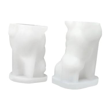 Imagem de oshhni 2x Modelo de Páscoa em Resina Epóxi para Decoração de Mesa, Ornamento, Concreto Leve, Silicone para Artesanato, Ideal para Festas e Casamentos