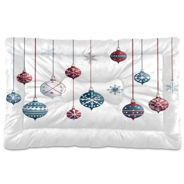 Imagem de SEHANY Cama de bola de Natal para cães e gatos com fundo antiderrapante, cama de canil, colchão macio para animais de estimação, lavável, almofada de cama para cães pequenos, médios e grandes, gatos