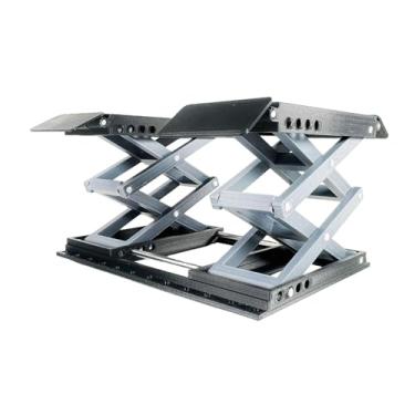 Imagem de Esquirla Plataforma elevatória em miniatura para RC, suporte de trabalho portátil para carros em escala 1/18, Preto