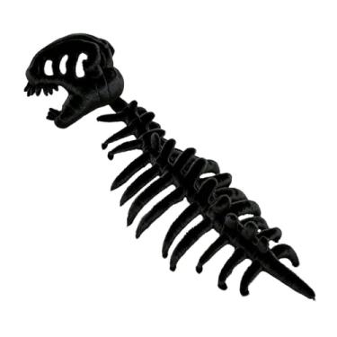 Imagem de Baoblaze Fantasia de Esqueleto de Dinossauro, Esqueleto Espinhal, Fantasia Divertida para Encenação, Acessórios de para Carnaval e Festas à Máscara, 75cm