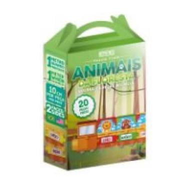Imagem de Puzzle train animais da Floresta 10618 - Animativa, 3