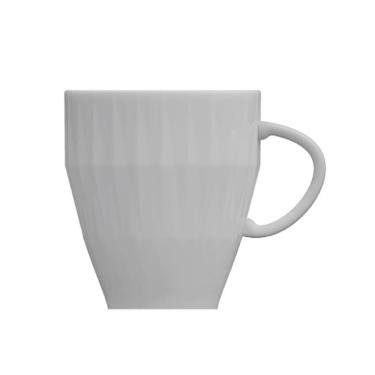 Imagem de Caneca Chá Café  Branca Diamante 310ml Germer Porcelanas