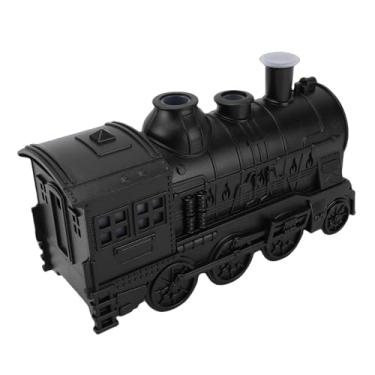 Imagem de EBTOOLS 300ML 8W Umidificador Em Formato Trem Com Luz Noturna, Pulverização Dupla, Luz Azul Quente e Fria, Baixo Ruído, Difusor De Óleos Essenciais, Umidificador De Névoa Fria (BLACK)