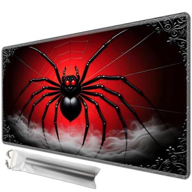 Imagem de JANENFNA Tapete de jogo para MTG, tapete de jogo para MTG TCG 61 x 35,5 cm, mesa de borracha antiderrapante com costura premium, tapete mágico para jogo de cartas para Magic The Gathering, jogo de