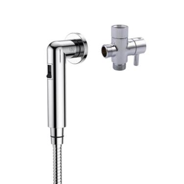 Imagem de Bum Buddy: The Bum Gun, kit de pulverizador de bidê magnético portátil para banheiro, pulverizador de bidê de pressão de água ajustável, conjunto de limpador de fraldas de pano, lavagem feminina