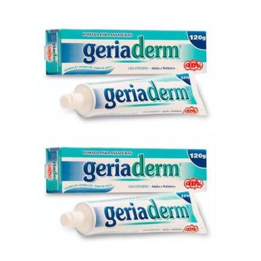 Imagem de Pomada GERIADERM para Assaduras 120g - Kit com 2 Unidades - ADV