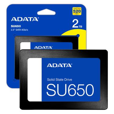 Imagem de SSD 2TB Adata, Sata III, 2.5", Leitura 520MB/s, Gravação 450 MB/s  - ASU650SS-2TT-R