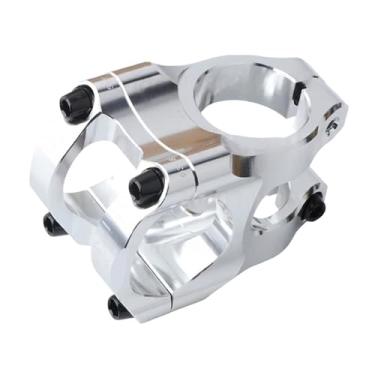Imagem de Mesa de guidão curta MTB 31,8x35mm para bicicleta de montanha, corrida, downhill e estrada.(Silver)