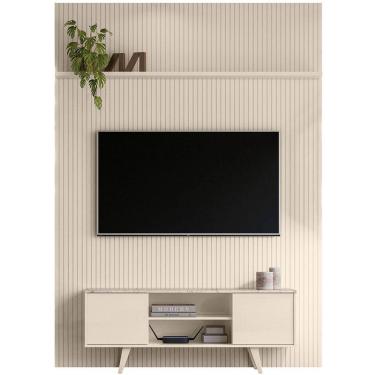 Imagem de Painel Para Tv 65 Polegadas Composição Bancada Panor Calacata/off White