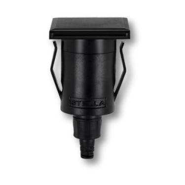 Imagem de Balizador LED Embutir Stella 1,5W Quadrado 3000K Branco Quente IP67 - Iluminação Decorativa de Solo e Parede - STL22714/30