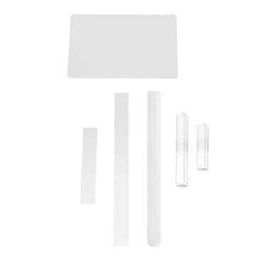 Imagem de HEEPDD Ferramentas do Cortador da Argila do Polímero, Conjunto Claro da Textura Fio Placa Imprensa Folha Retângulo Contínuo Acrílico Pino Rolo para Modelar o